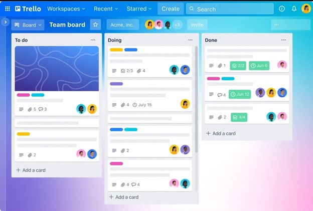 بهترین نرم افزارهای مدیریت پروژه؛ Trello