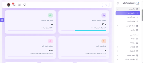 داشبوردهای من